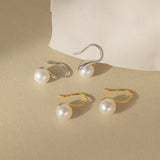 STMG Freshwater Pearl Hook Earrings in 2 colours