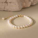 STMG Natural Pearl Adjustable Bracelet