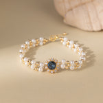 STMG Pearl with Sapphire Bracelet