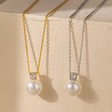 STMG Pearl Adjustable Necklace in 2 colours