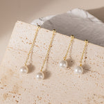 STMG Pearl Drop Dangle Earrings in 2 lengths