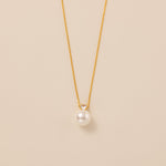 STMG Pearl Adjustable Necklace in gold