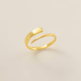 STMG Minimalist Adjustable Ring in gold