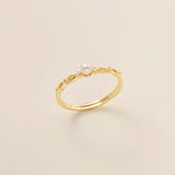 STMG Natural Tiny Pearl Adjustable Ring