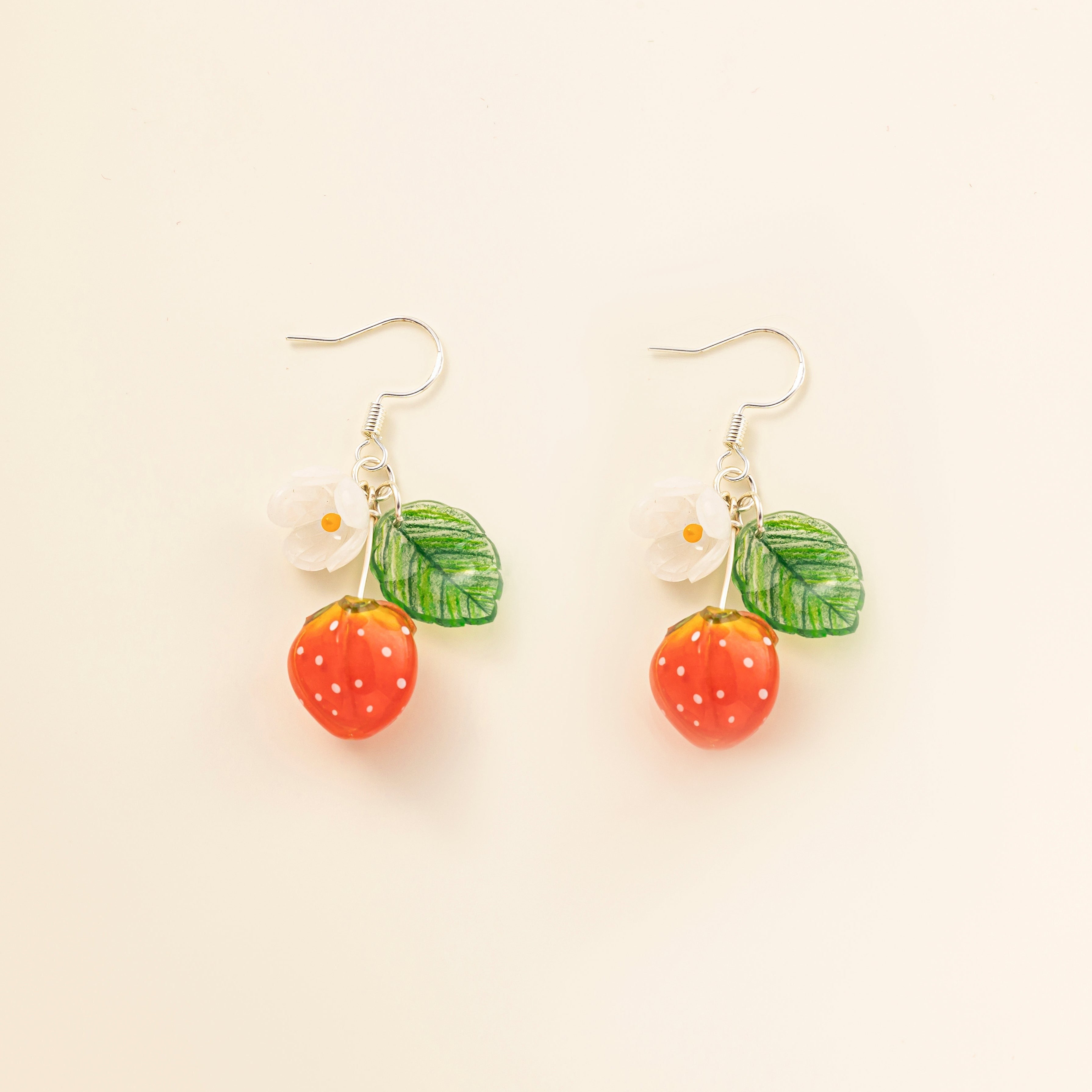 STMG Strawberry Dangle Earrings