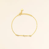 Twisted Bar Bracelet (S925)