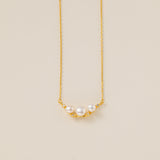 STMG Natural Pearl with Stars Necklace