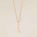 STMG Pearl Necklace in gold