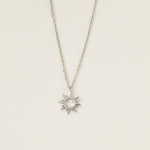 STMG Sunflower Necklace on neck