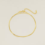 STMG Minimalist Snake Chain Necklace in gold