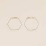 Geometric Hexagon Hoops