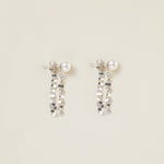 STMG Natural Pearl Tassel Dangle Earrings