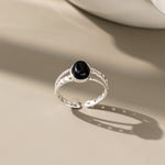 Black Agate Ring