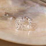 Irregular Oval Adjustable Ring