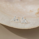 STMG Olive Leaf Stud Earrings 