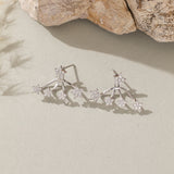 Two Styles in One Stars Earrings (S925)