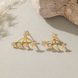 Two Styles in One Stars Earrings (S925)