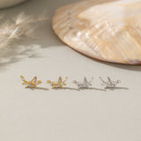 STMG Olive Leaf Stud Earrings in 2 colours