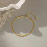 Duo-Layer Snake Chain Bracelet