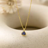 Blue Sapphire Necklace