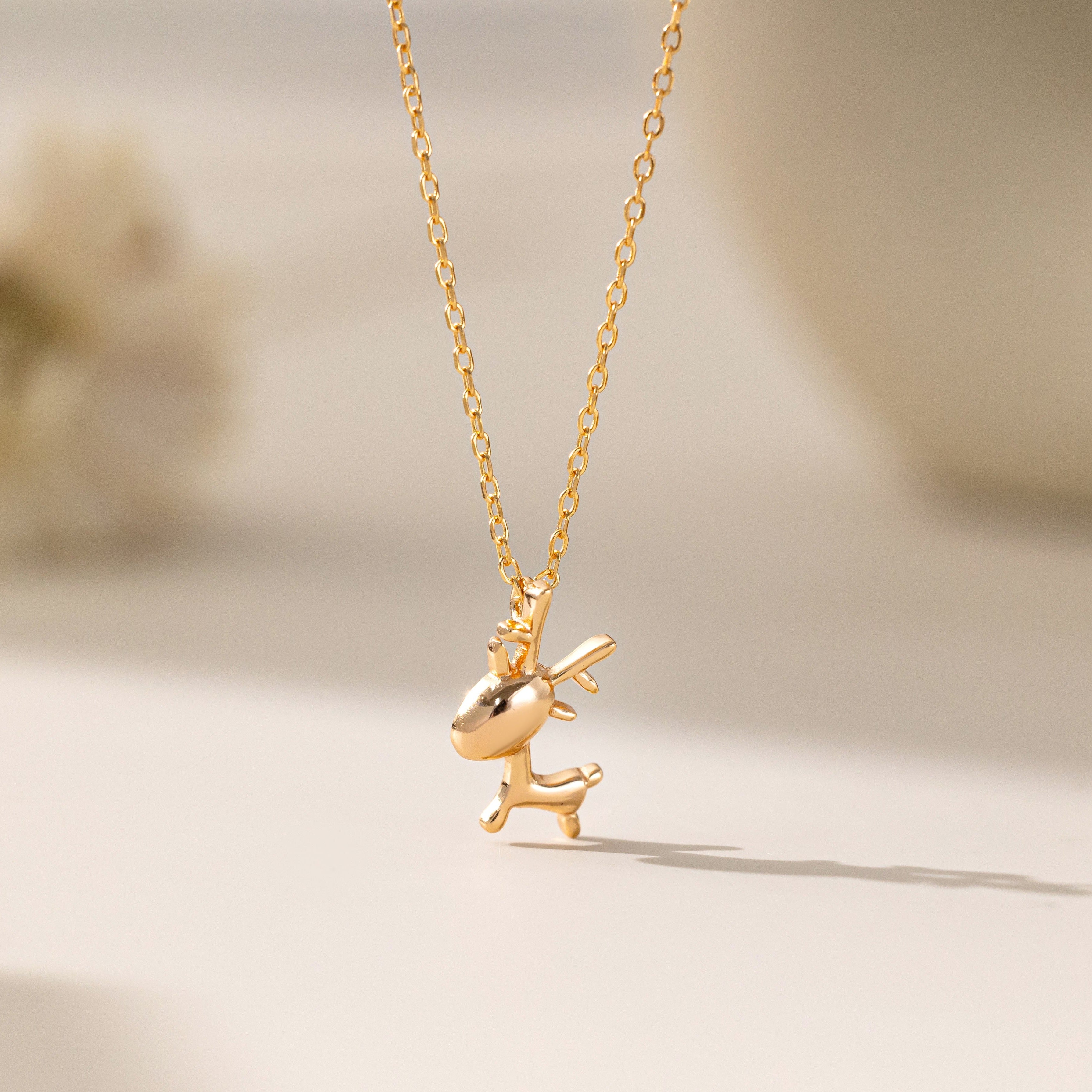 STMG Tiny Reindeer Necklace