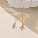 Cupid Bow And Arrow Necklace in 2 colours