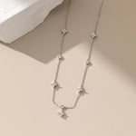 4-Leaf Clover Necklace in silver