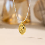 STMG Queen Oval Medal Necklace