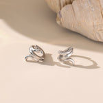 STMG Snake Hoops in silver