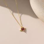 STMG Sweet Heart with Angel Wings Necklace