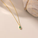 STMG Green Emerald Necklace