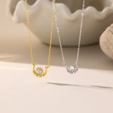 STMG Tiny Sun and Moon Necklace in 2 colours