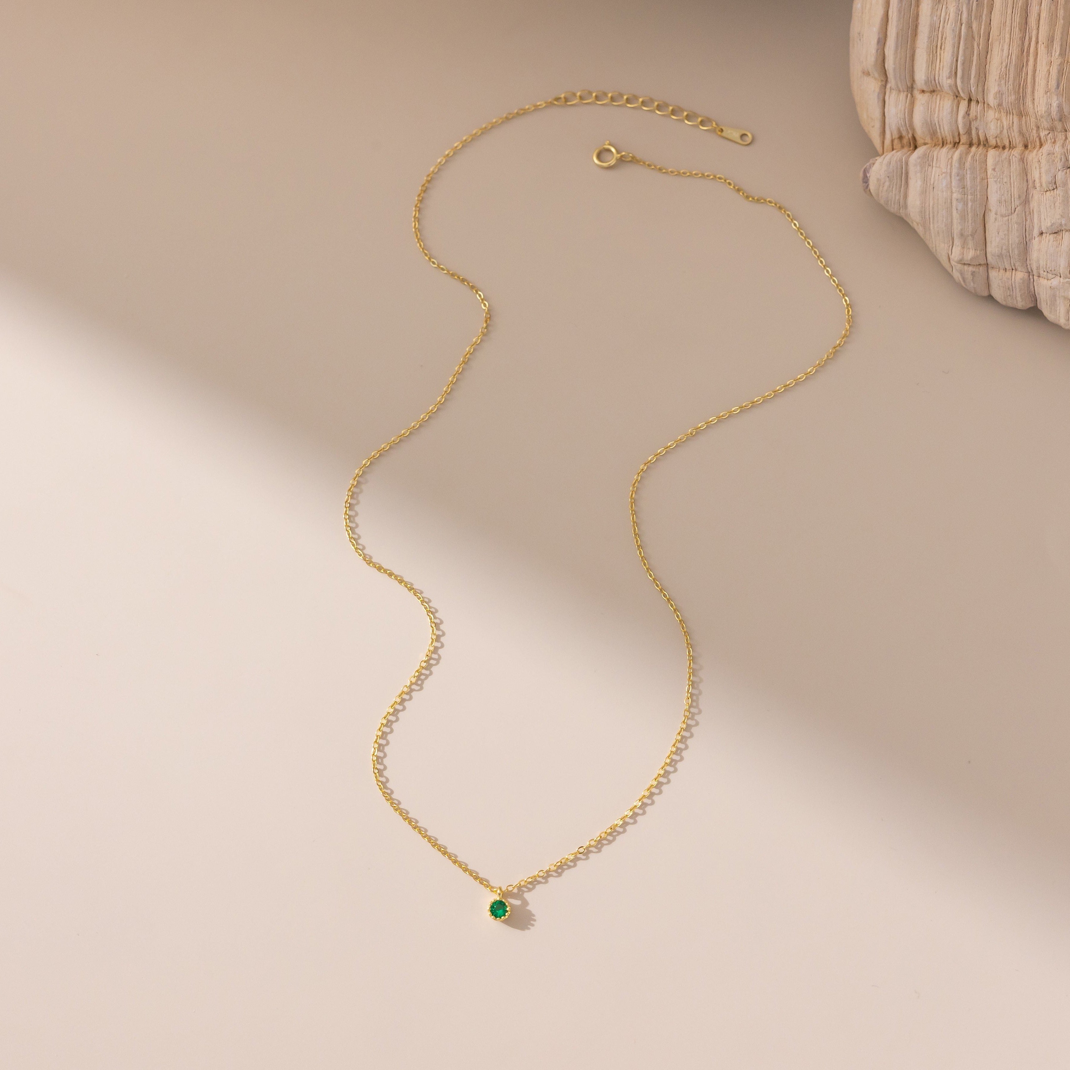 STMG Green Emerald Necklace