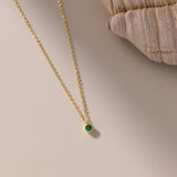 STMG Green Emerald Necklace