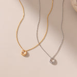 STMG Minimalist Circle Necklace in 2 colours