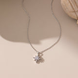 STMG Starburst Necklace in silver