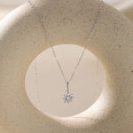 STMG Sunflower Necklace in silver 