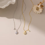 STMG Snowflake Necklace in 2 colours