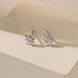 STMG Star Stud Earrings in silver