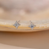 STMG Tiny Star Stud Earrings in silver