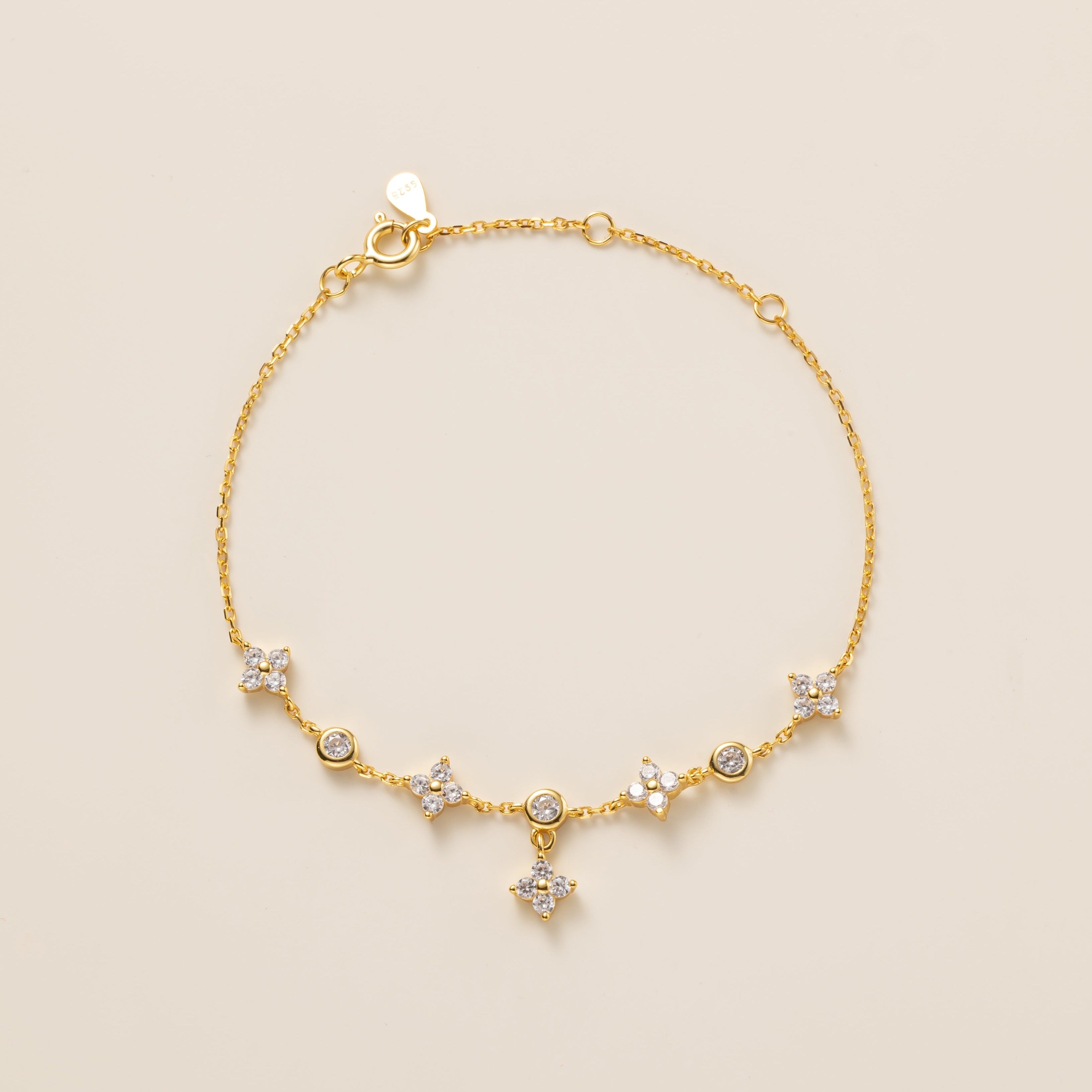 4-Leaf Clover Bracelet gold product picture