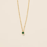 STMG Green Emerald Necklace