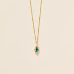 STMG Green Emerald Necklace