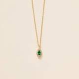 STMG Green Emerald Necklace