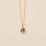 Blue Sweet Heart Necklace 