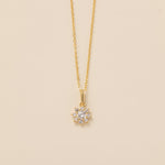 STMG Sunflower Necklace in gold