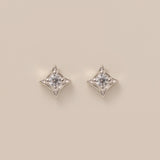 STMG Tiny Star Stud Earrings in silver