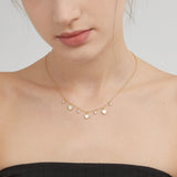 STMG Sweet Heart Necklace on neck