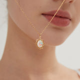 Victorian Opal Necklace (S925)