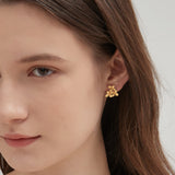 Triple Flowers Earrings